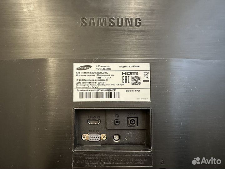 Монитор samsung 23.6 60Гц