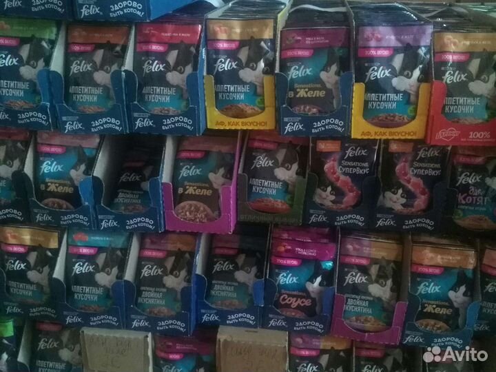 Корм для кошек в ассортименте