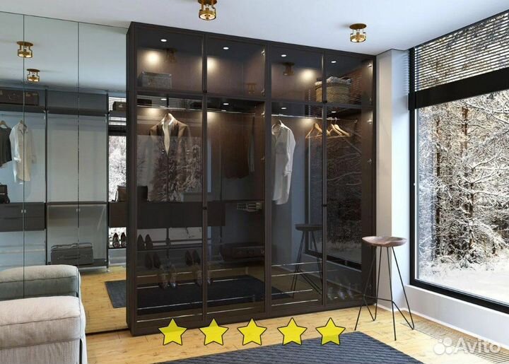 Гардеробная с фабрики