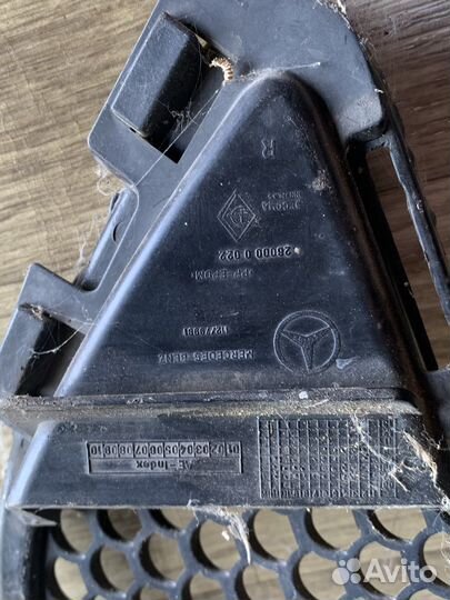 Нижняя решетка на бампер mercedes c204 рест