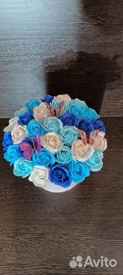 Букеты из мыльной пенки