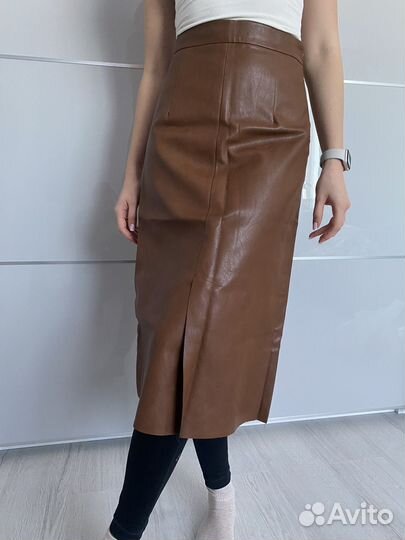 Юбка экокожа 42-44 (Xs-S)