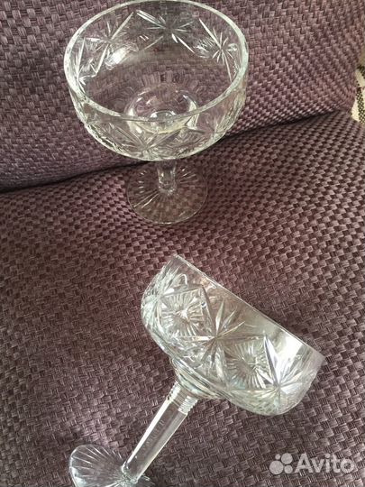 Ваза салатник хрусталь СССР новое