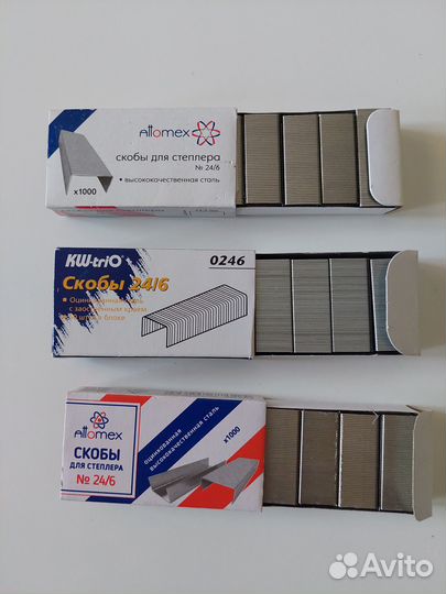 Скобы новые для степлера N24/6