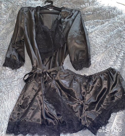 Халат шелковый