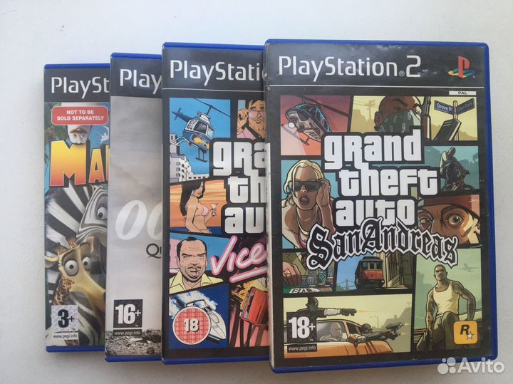 Диски на PlayStation 2/PS2 Slim(лицензия)