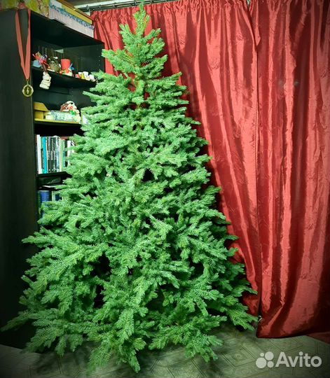 Ель елка искусственная литая как живая премиум