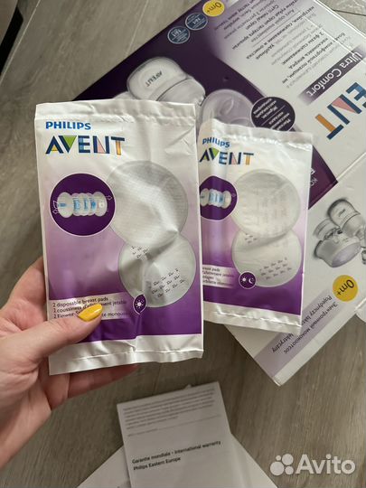 Молокоотсос электрический avent +доп.клапаны