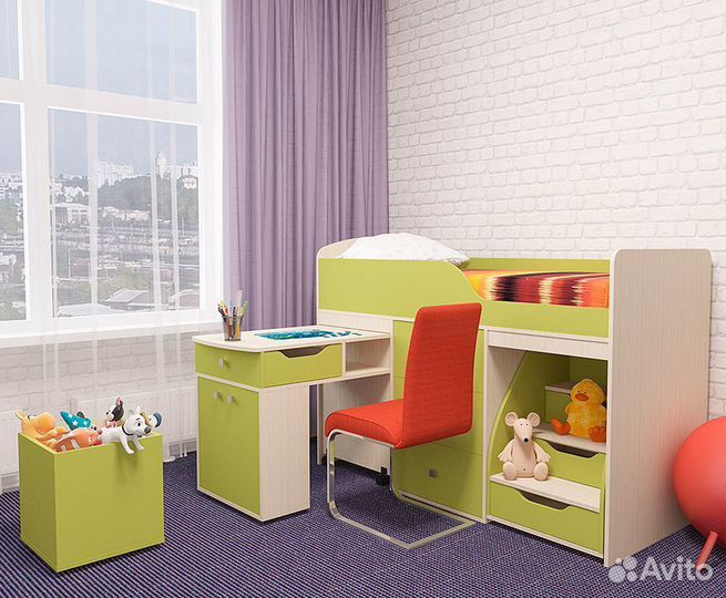 Кровать с ящиками 