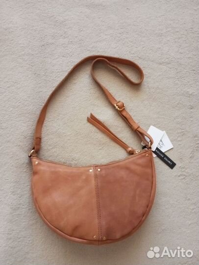 Сумка Mango натуральная кожа седло Новая