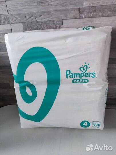 Подгузники трусики pampers 4
