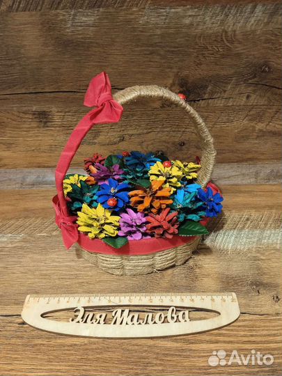 Корзина с цветами