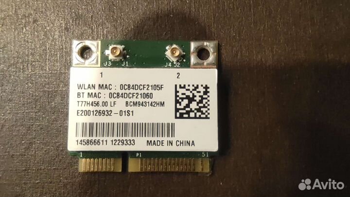 Адаптер wifi bluetooth Broadcomm bcm943142hm