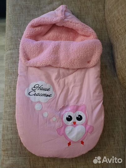 Конверт на выписку для девочки зима