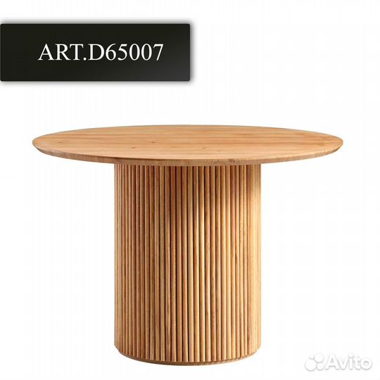 Обеденный круглый стол дубовый D65007.95
