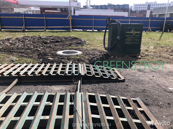 Пункт мойки колес Аренда с эстакадой под ключ