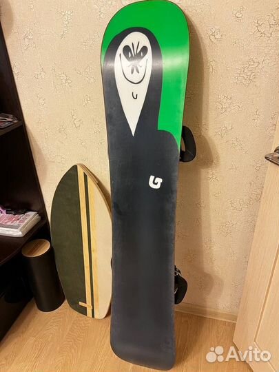 Сноуборд + крепления + ботинки burton