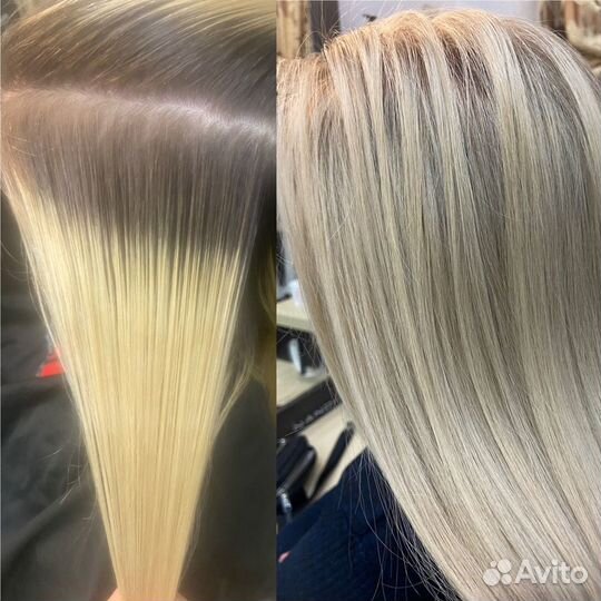 Окрашивание волос airtouch, шатуш