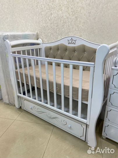 Детские кроватки круглые/стандартные/трансформеры