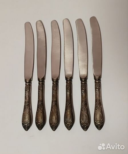 Набор ножей зиш мельхиор СССР