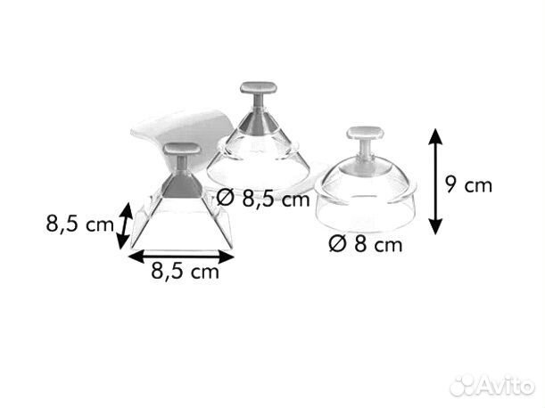 Формочки кулинарные для придания формы салатам
