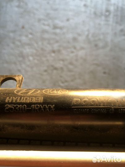 Радиатор охлаждения и кондея киа рио