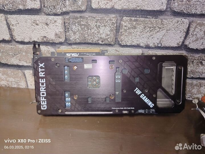 RTX 3060 ti asus tuf память samsung