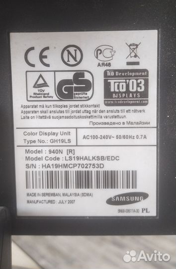 Монитор для компьютера samsung