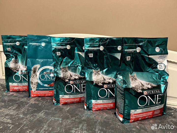 Purina One 3кг корм для кошек