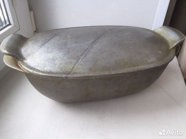 Утятница СССР с крышкой большая