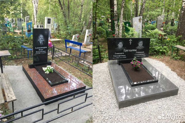 Изготовление памятников из габбро (черный гранит)