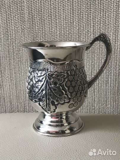 Красивая кружка Серебро 925 проба