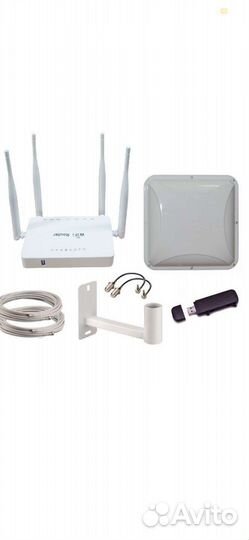 Усилитель сигнала интернета. Комплект для дачи