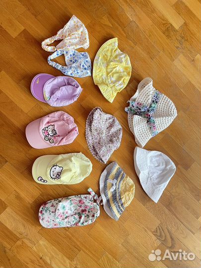 Детские панамы и кепки