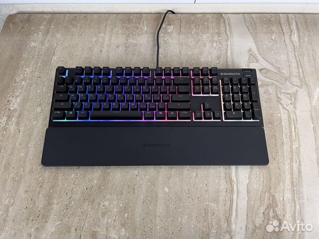 Игровая клавиатура SteelSeries Apex 3 купить в Москве | Электроника | Авито