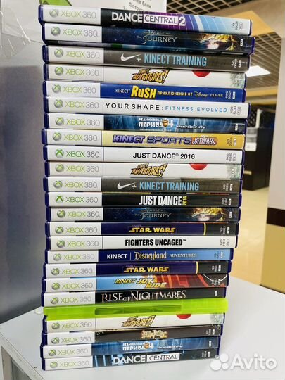 Диски для xbox 360 kinect