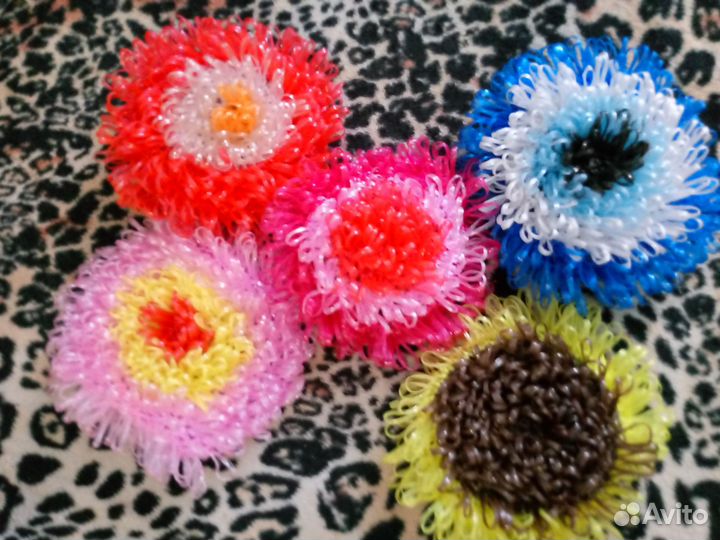 Мочалки ручной вязки