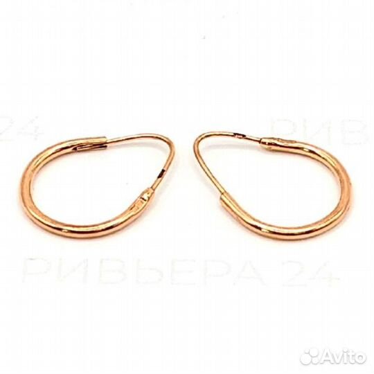 Золотые Серьги СССР 583 пробы 2.65 грамм