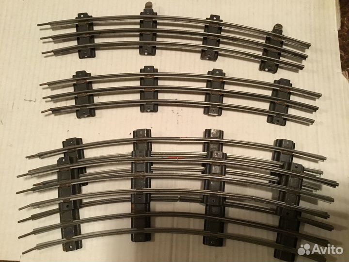 32мм- рельсы и части от пионерская железная дорога