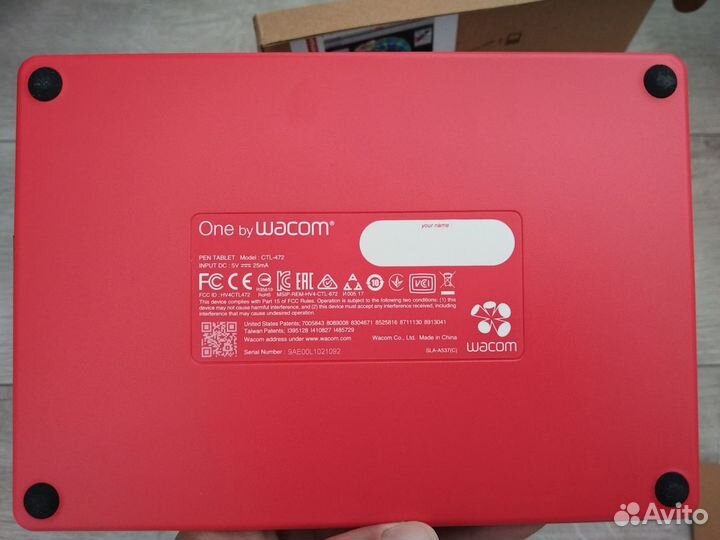 Графический планшет Wacom One S (CTL-472)