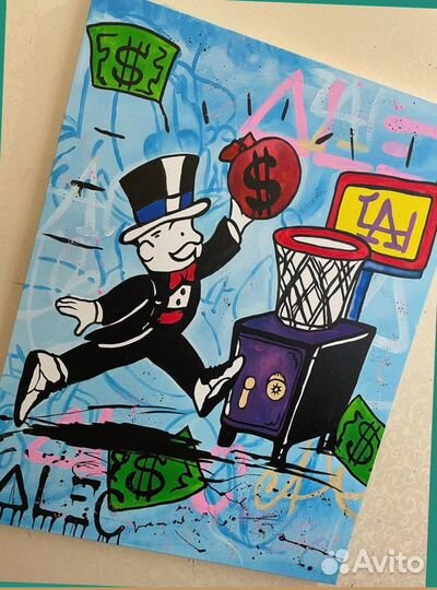 Картина по фото акрилом на холсте кастом