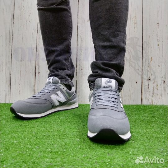 Кроссовки New Balance 574 grey Р40-44