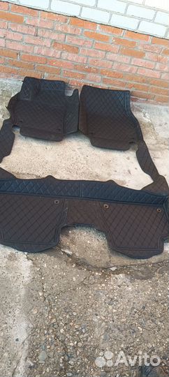 3Д (3D) коврики из экокожи Toyota corolla Королла