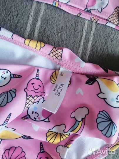 Купальник для девочки 92/98, crocs, аквасоки 24/25