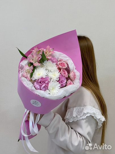 Цветочный кулёк №1