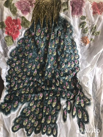 Палантин новый с биркой панбархат