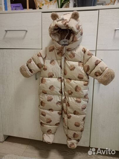 Комбинезон зимний новый 80 размер