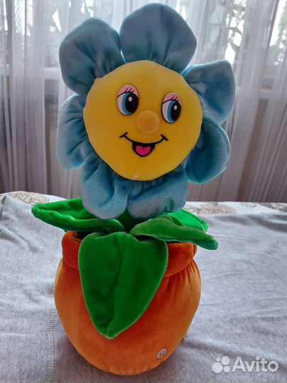 Мягкая игрушка Цветочек в горшке