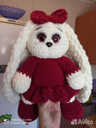 Игрушки из плюшевой пряжи