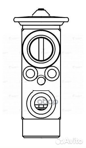 Клапан расш. кондиционера (трв) для А/М ford FO